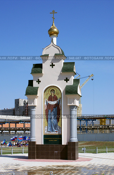 Киот на Волгодонской АЭС (2008 год). Стоковое фото, фотограф Александр Тихонов / Фотобанк Лори