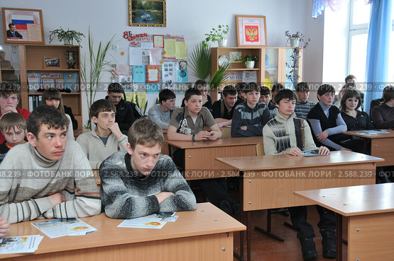 Классный час (2011 год). Редакционное фото, фотограф Free Wind / Фотобанк Лори