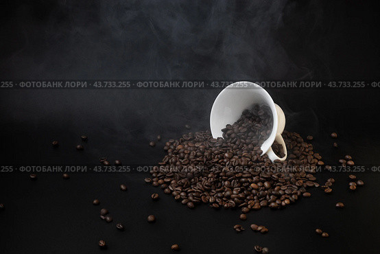 Кофе в кружке. Стоковое фото, фотограф Татьяна Глебович / Фотобанк Лори