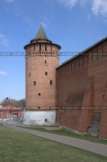 Коломна. Маринкина башня Коломенского кремля. Редакционное фото, фотограф Илюхина Наталья / Фотобанк Лори