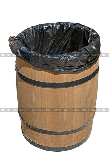 Контейнер для мусора на белом фоне. Recycle Bin Isolated on White Background. Стоковое фото, фотограф Татьяна Д / Фотобанк Лори