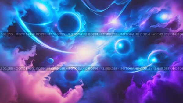 Космос. Space. Стоковое AI-видео, аниматор Irina Khaliavina / Фотобанк Лори