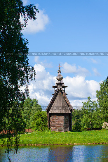 Кострома. Церковь Спаса Всемилостивого из с. Фоминское (2009 год). Редакционное фото, фотограф ElenArt / Фотобанк Лори