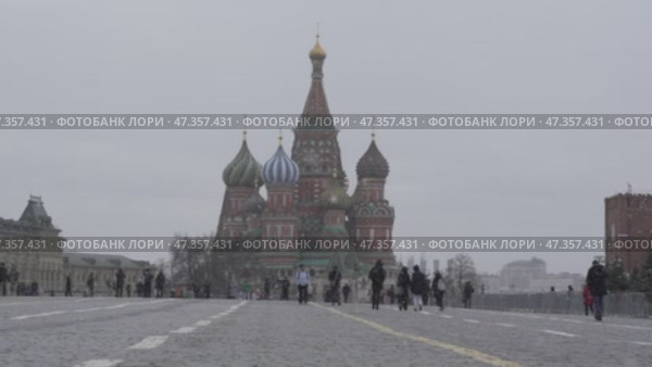 Красная площадь. кремль. Стоковое видео, видеограф Sergey Alejseev / Фотобанк Лори