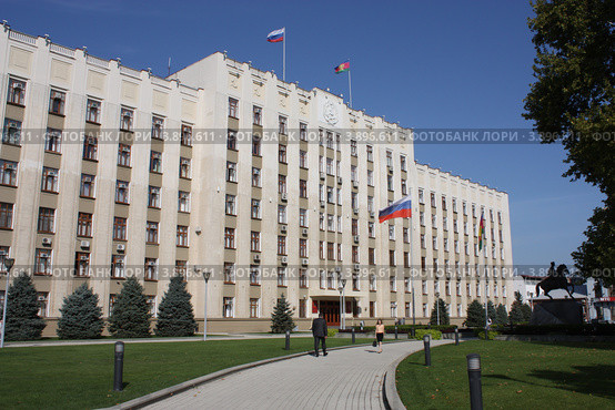 Краснодар. Здание администрации Краснодарского края (2012 год). Редакционное фото, фотограф Ольга Хлудова / Фотобанк Лори