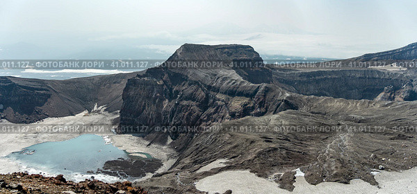 Кратер потухшего вулкана "Горелый". Камчатка. Россия июль 2023. Стоковое фото, фотограф Владимир Макеев / Фотобанк Лори