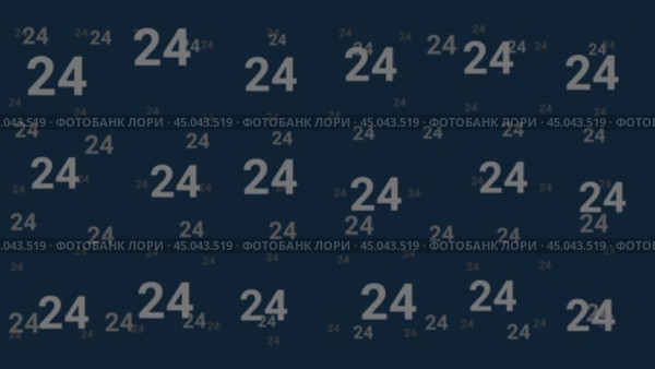 Круглосуточно символы перемещаются горизонтально слева направо. Эффект параллакса. Плавающие символы расположены случайным образом. Плавная зацикленная анимация в формате 4k на темно-синем фоне. Стоковое видео, видеограф Карпенко Алексей / Фотобанк Лори