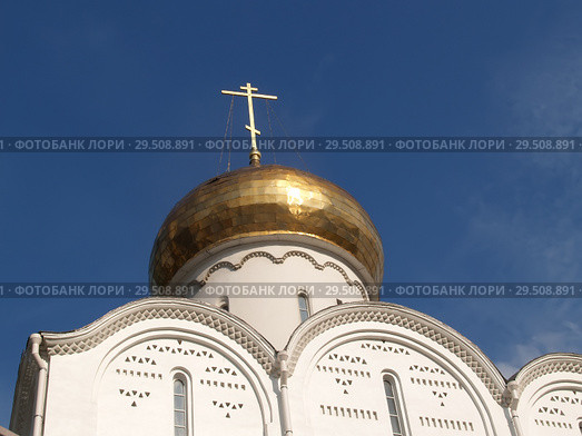 Купол церкви Николая Чудотворца Тверской старообрядческой общины. Москва (2011 год). Стоковое фото, фотограф Ирина Борсученко / Фотобанк Лори