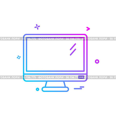 lcd screen icon vector design. Стоковая иллюстрация, агентство Ingram Publishing / Фотобанк Лори