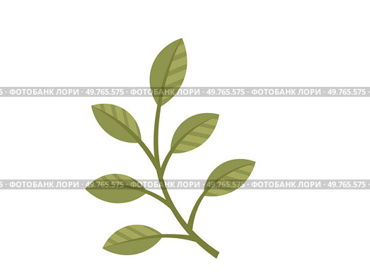 Leaves vector illustration. Cultivating garden is art, nurturing growth leaves and botanical beauty Organic greenery reflects inherent naturalness and beauty environment The leaves concept captures. Leaves. Organic greenery symbolizes naturalness flourishing plant life. Стоковая иллюстрация, агентство Ingram Publishing / Фотобанк Лори