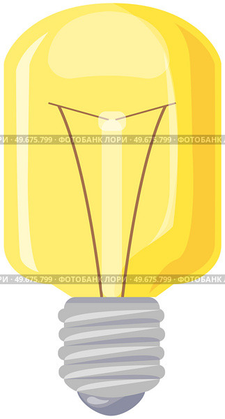 Light bulbs and lamps. Electric LEDs and incandescent lamps or energy-saving lighting fixtures. Light bulbs with different base shapes. Electrical appliances for creating interior light. Light bulbs. Electric LEDs and incandescent lamps. Electrical appliances for lighting. Стоковая иллюстрация, агентство Ingram Publishing / Фотобанк Лори