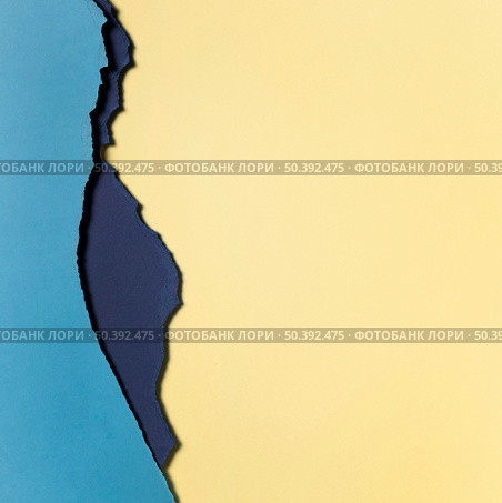 light yellow blue layers paper. Стоковое фото, агентство Ingram Publishing / Фотобанк Лори