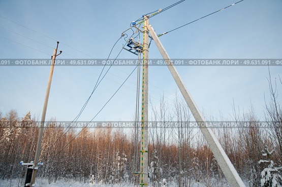 Линия электропередачи лэп power transmission line. Стоковое фото, фотограф Чехов Дмитрий Валерьевич / Фотобанк Лори
