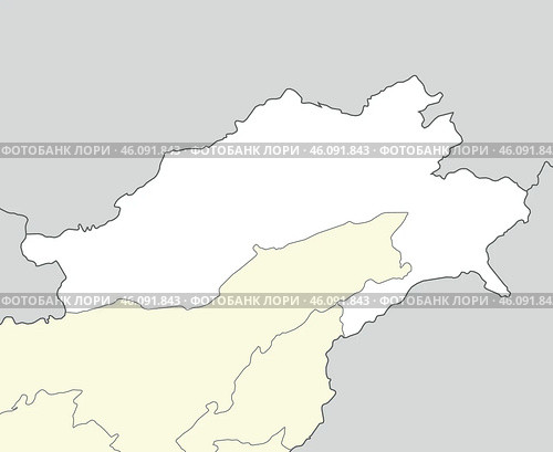 Location map of Arunachal Pradesh is a state of India. Стоковая иллюстрация, иллюстратор Максим Гребешков / Фотобанк Лори