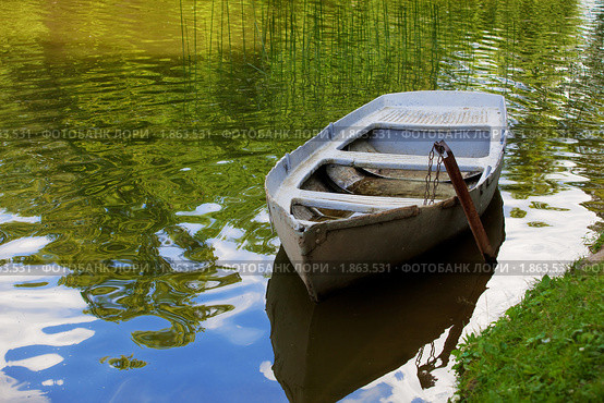 Лодка. Стоковое фото, фотограф Юлия Колтырина / Фотобанк Лори