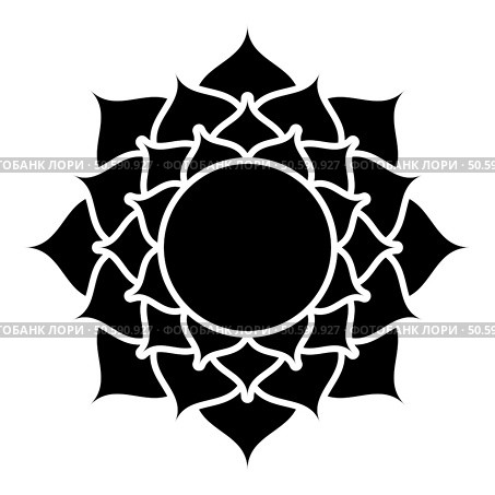 Lotus flower blossom Hinduism Hindu iconography water lily icon black color vector illustration image flat style simple. Lotus flower blossom Hinduism Hindu iconography water lily icon black color vector illustration image flat style. Стоковая иллюстрация, агентство Ingram Publishing / Фотобанк Лори