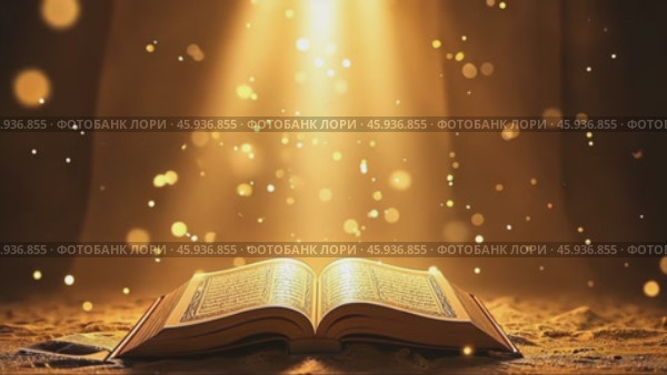 Luxurious Arabic Islamic Design for Holy Quran Recitation Template With Golden Motion Elements Showcasing Serene Spirituality. Стоковое AI-видео, аниматор Sergey Grishin / Фотобанк Лори