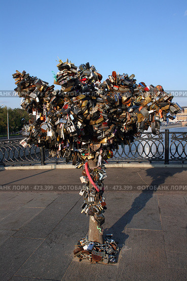 Лужков мост (2008 год). Стоковое фото, фотограф Anna / Фотобанк Лори
