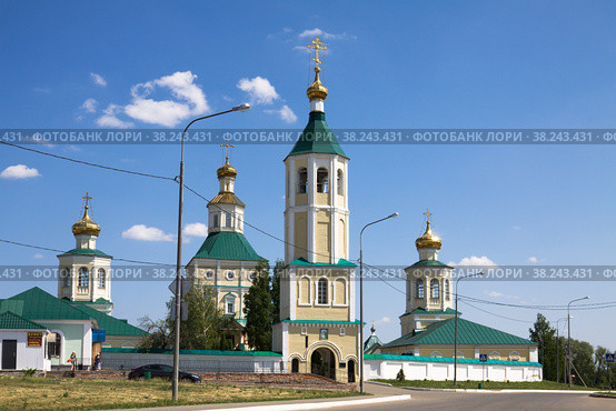 Макаровский Иоанно-Богословский монастырь в Мордовии (2014 год). Редакционное фото, фотограф Солодовникова Елена / Фотобанк Лори