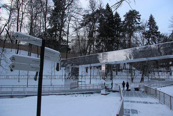 Малиновый овраг, современный парк в г.Звенигород (2023 год). Стоковое фото, фотограф Елена Ильина / Фотобанк Лори