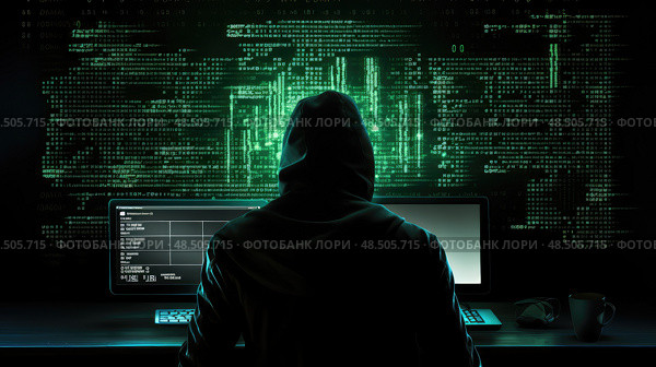 malware data hack ai generated. Стоковое AI-изображение, AI-художник Vectorwin / Фотобанк Лори