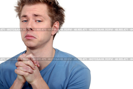Man begging. Стоковое фото, агентство Ingram Publishing / Фотобанк Лори