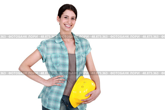Manual female worker. Стоковое фото, агентство Ingram Publishing / Фотобанк Лори