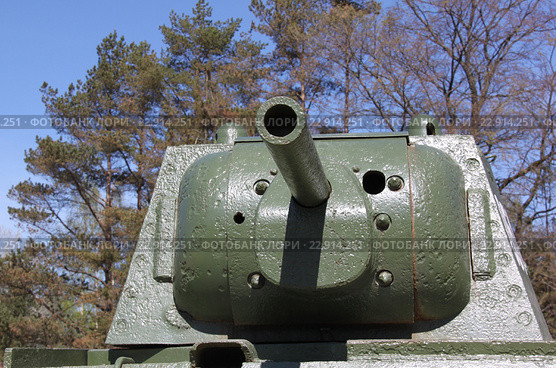 Маска башни советского танка КВ-1 (2016 год). Редакционное фото, фотограф Александр Алексеевич Миронов / Фотобанк Лори