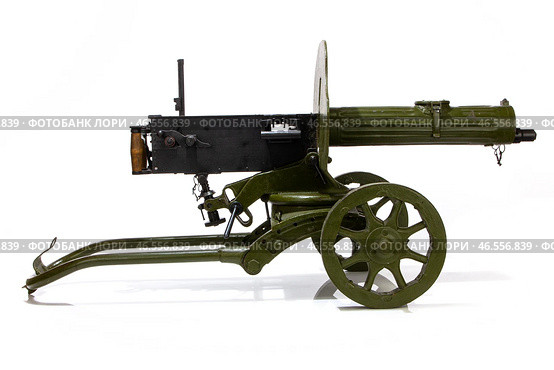 Maxim gun. 1944. Редакционное фото, фотограф Дарджания Зураб / Фотобанк Лори