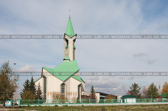 Мечеть Таубе в городе Набережные Челны (2012 год). Стоковое фото, фотограф Андрей Ижаковский / Фотобанк Лори