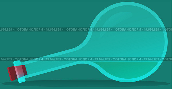 Medical structure and blood components. Flask with biomaterial components, test tube flask with substance for researchers. Liquid laboratory analysis. Chemical lab science medical research laboratory. Vector medical icon structure and blood components. Flask with biomaterial components, test tube. Стоковая иллюстрация, агентство Ingram Publishing / Фотобанк Лори