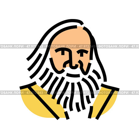 mendeleev chemistry color icon vector illustration. Стоковая иллюстрация, иллюстратор Vectorwin / Фотобанк Лори