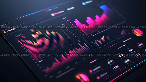 metrics sliding KPI dashboard ai generated. Стоковое AI-изображение, AI-художник Vectorwin / Фотобанк Лори