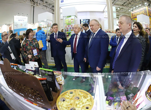 Международная выставка продуктов питания, напитков и сырья для их производства «Продэкспо-2025» Стоковое фото, фотограф Александр С. Курбатов / Фотобанк Лори