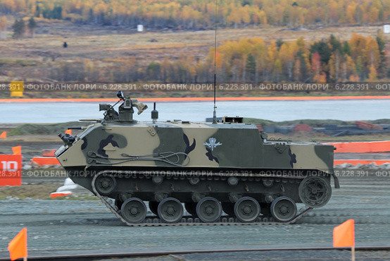 Международная выставка вооружения, военной техники и боеприпасов RAE-2013 г. Нижний Тагил. БТР-МД "Ракушка" - российский десантируемый бронетранспортер. Редакционное фото, фотограф Игорь Долгов / Фотобанк Лори