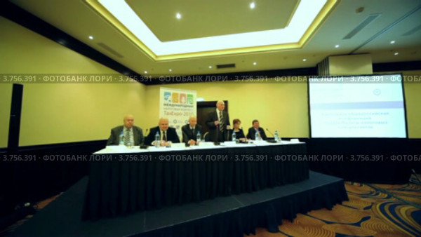 Международной налоговой конгресс TaxExpo-2010 (2011 год). Редакционное видео, видеограф Losevsky Pavel / Фотобанк Лори