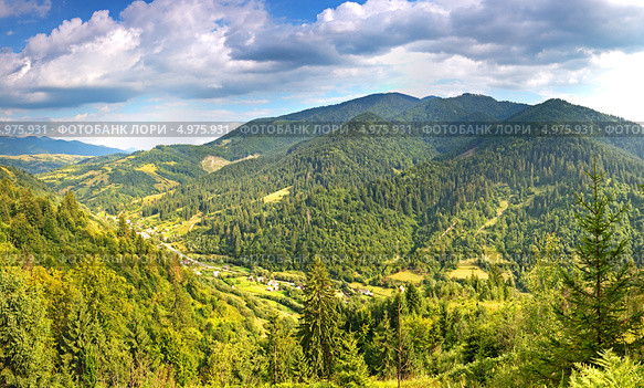 Межгорский перевал. Стоковое фото, фотограф Эдуард Кислинский / Фотобанк Лори