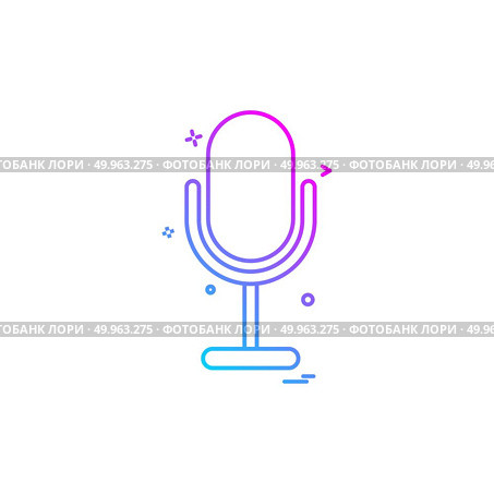 mike recorder sound voice icon vector design. Стоковая иллюстрация, агентство Ingram Publishing / Фотобанк Лори