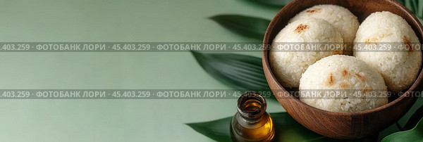 Минималистская плоская планировка для малайзийского праздника Хари Райя с традиционными элементами. Стоковое AI-изображение, AI-художник ФотоИнтеллект / Фотобанк Лори