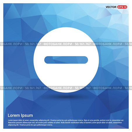minus icon. Стоковая иллюстрация, агентство Ingram Publishing / Фотобанк Лори