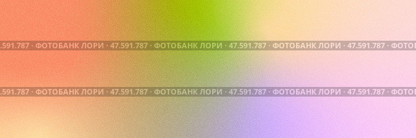 Многоцветный яркий градиентный абстрактный фон. оранжевый кораллово-зеленый лаймово-желтый розовый лавандовый. зернистая, пыльная текстура. радужная гармония, игривый, мечтательный, мягкий тон. шаблон для печати или дизайна. широкая панорама. Стоковая иллюстрация, иллюстратор ФотоИнтеллект / Фотобанк Лори