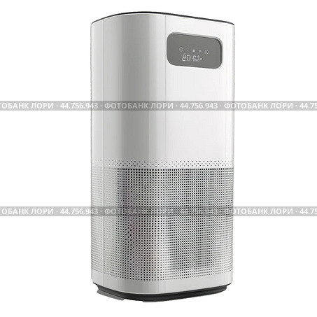 Modern air purifier isolated on transparent background. Стоковое AI-изображение, AI-художник Иван Рябоконь / Фотобанк Лори