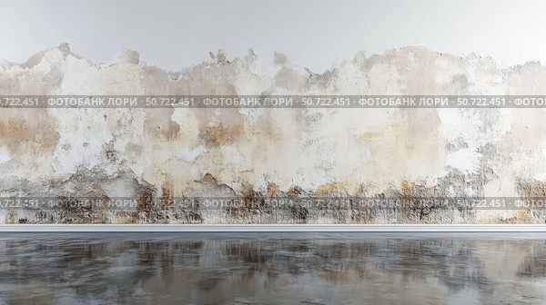 moisture water damage wall. Стоковое фото, фотограф Vectorwin / Фотобанк Лори