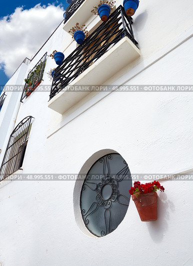 Mojacar Almeria white Mediterranean village in Spain. Стоковое фото, агентство Ingram Publishing / Фотобанк Лори
