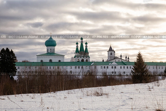 Monastery of Alexander Svirsky, Russia. Стоковое фото, фотограф Юлия Бабкина / Фотобанк Лори