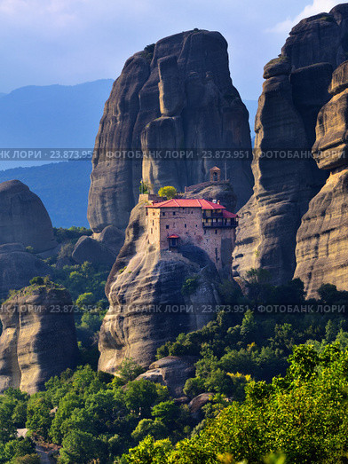 Monastery of St Nikolaos Anapafsas, Meteora, Greece (2016 год). Стоковое фото, фотограф Знаменский Олег / Фотобанк Лори
