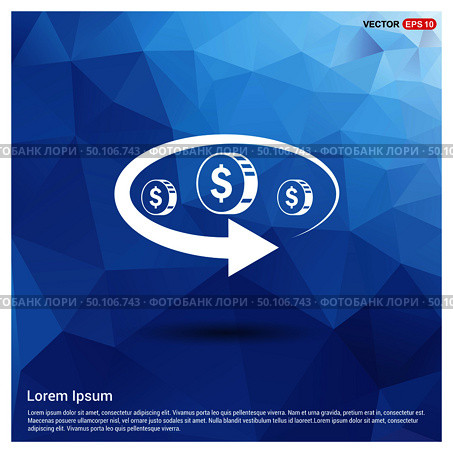 Money Transfer Icon. Стоковая иллюстрация, агентство Ingram Publishing / Фотобанк Лори