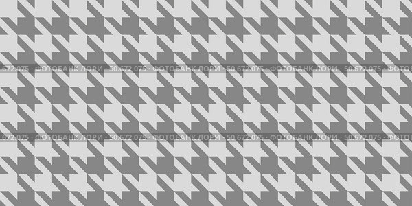 Monochrome Background Houndstooth for Fabric, Banners. Стоковая иллюстрация, иллюстратор Елена Смыкова / Фотобанк Лори
