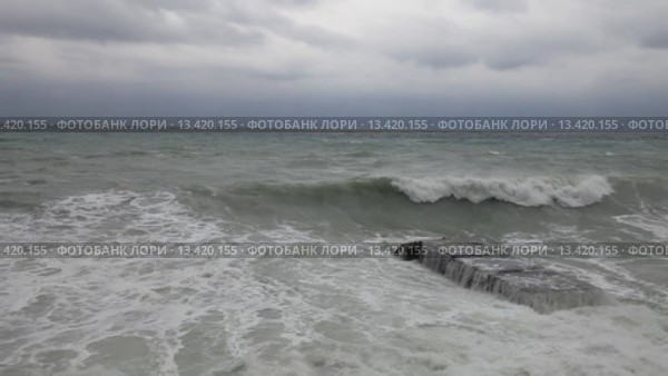 Морской пейзаж, волны. Стоковое видео, видеограф Яна Королёва / Фотобанк Лори