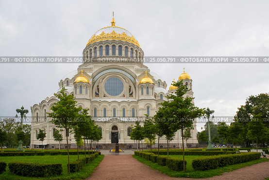 Морской собор. Кронштадт (2016 год). Редакционное фото, фотограф Александр Щепин / Фотобанк Лори